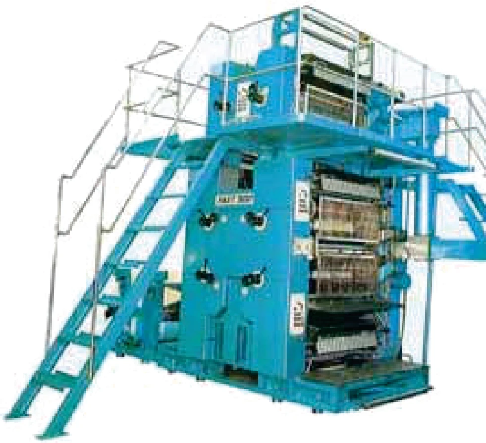 FAST 300 two-colour web offset press with access ladder