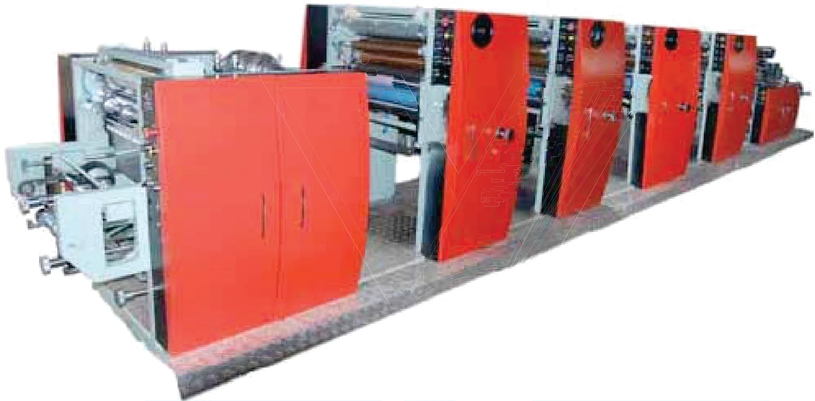 Rollon Engineering five-colour computer stationery web offset line