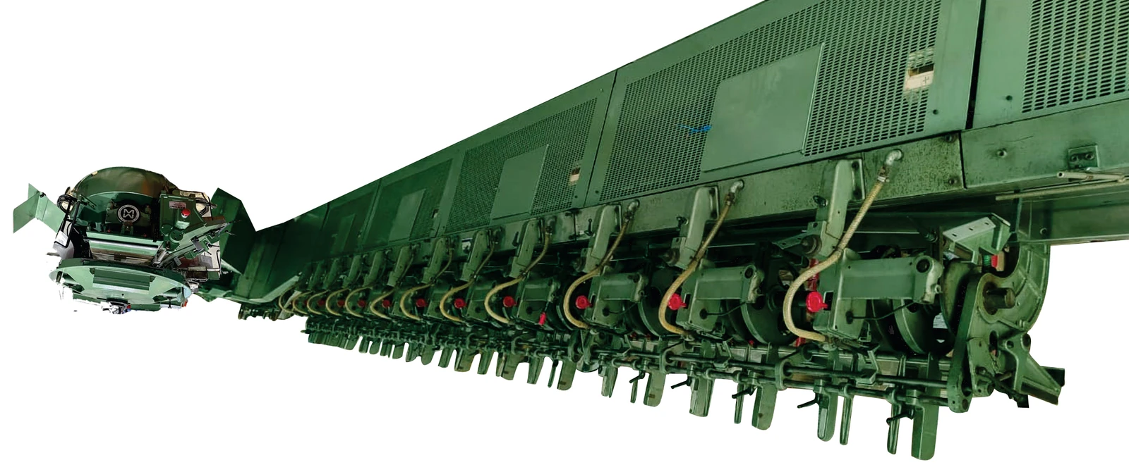 Long multi-station perfect binding and gathering line