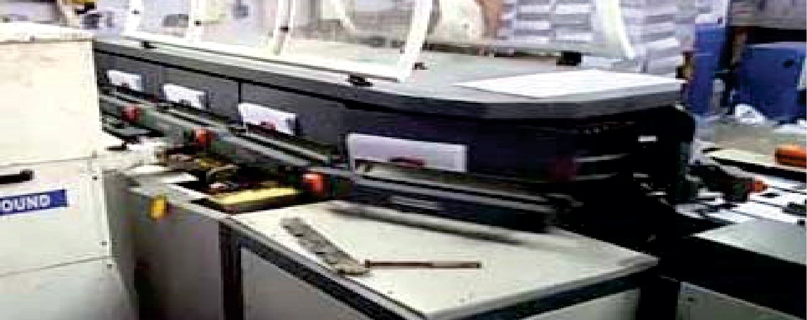 Print Tools India single-clamp perfect binding machine