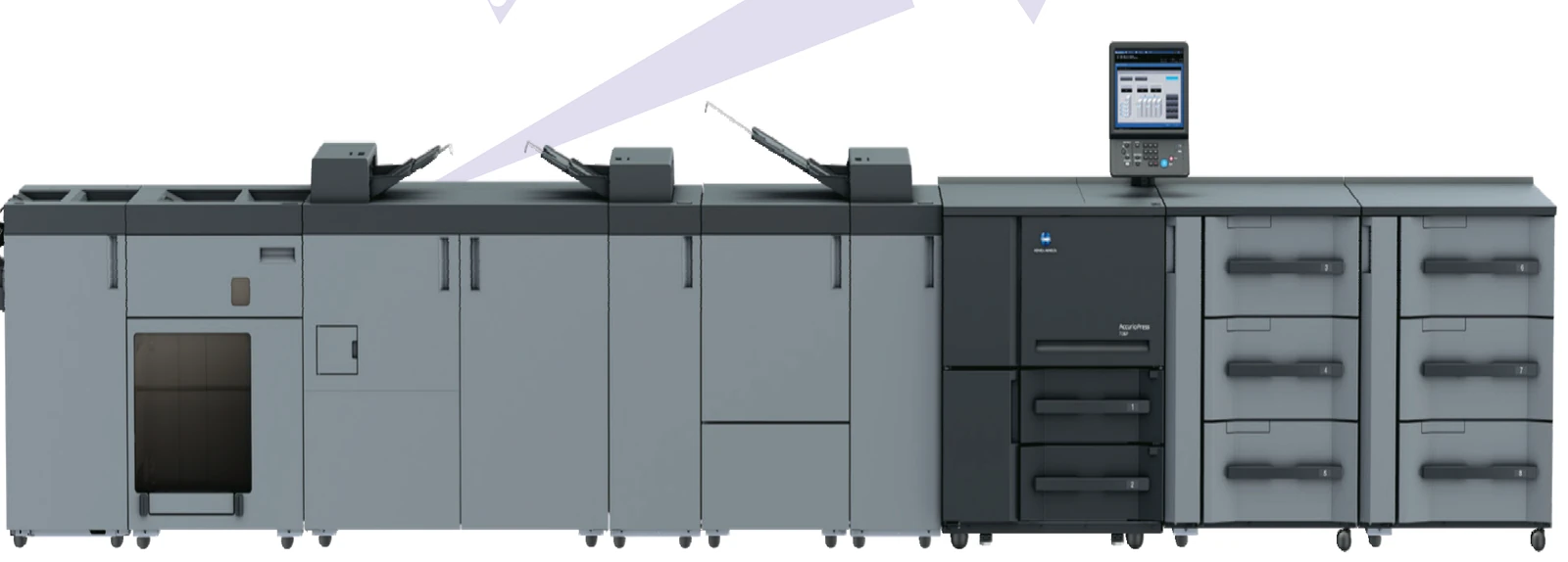 Konica Minolta AccurioPress extended finishing configuration