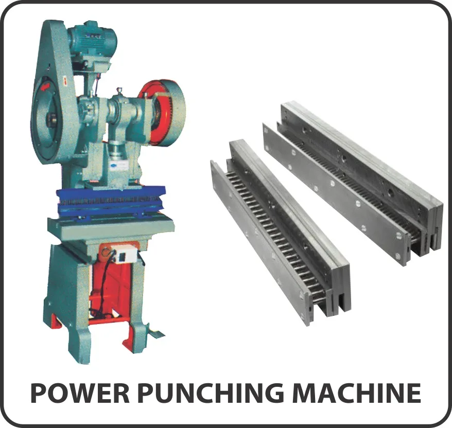 Power punching machine with interchangeable multi-hole punching dies