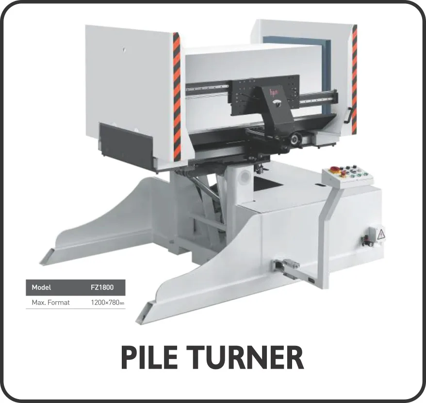 FZ1800 pile turner for a 1,200 × 780 mm maximum sheet format